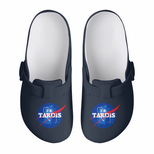 Discover Doctor Who Tardis Slip On Clogs