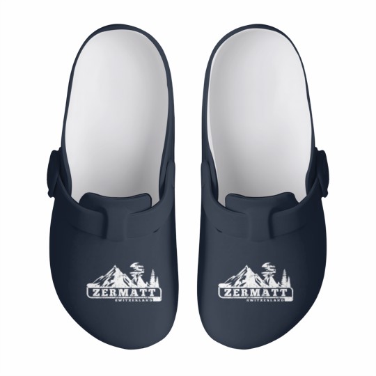 Discover Zermatt Switzerland Slip On Clogs