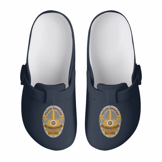 Discover LAPD Police Officer Badge Slip On Clogs