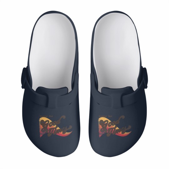Discover Nuthin' But Good Times 70's Vintage Distressed Retro Slip On Clogs