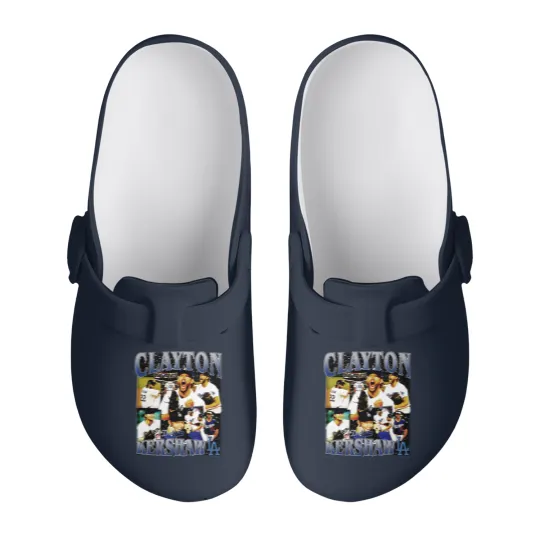 Discover Clayton Kershaw Vintage Slip On Clogs