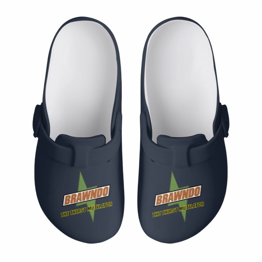 Discover Brawndo - The Thirst Mutilator - vintage logo - Brawndo - Slip On Clogs