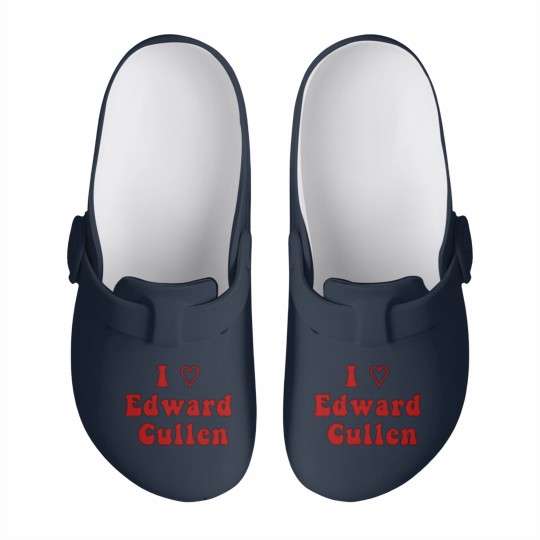 Discover I Love Edward Cullen - Twilight - Slip On Clogs