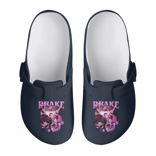 Discover Limited Rapper DRAKE Slip On Clogs, DRIZZY Champagne PAPI Slip On Clogs