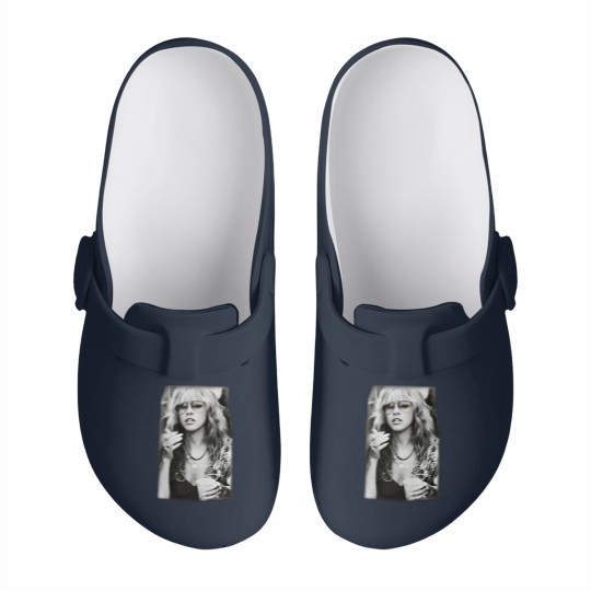 Discover Stevie Nicks Black Vintage Vintage Slip On Clogs,