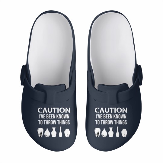 Discover Pottery Clay Ceramic Artist Ceramics Vintage Funny Pottery Slip On Clogs