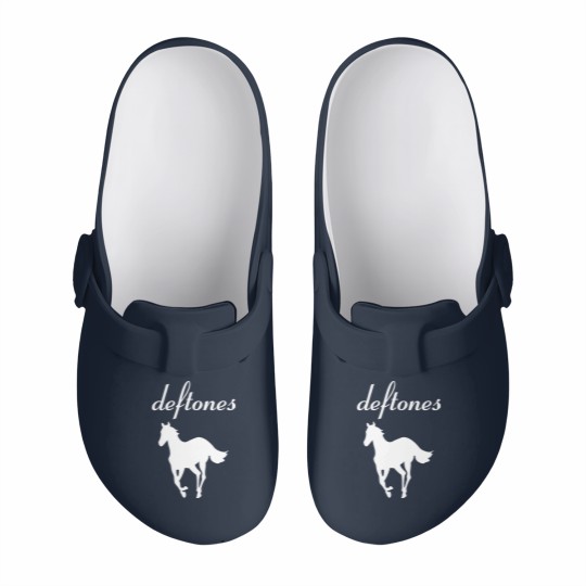 Discover White Pony Vintage Music Slip On Clogs