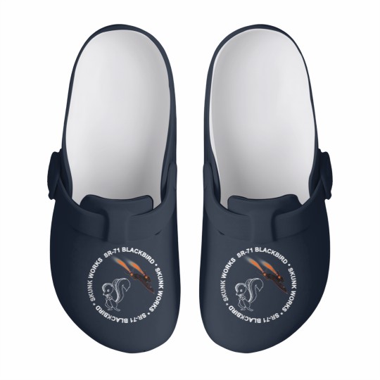 Discover SR71 Blackbird Skunk Works Blackbird Slip On Clogs