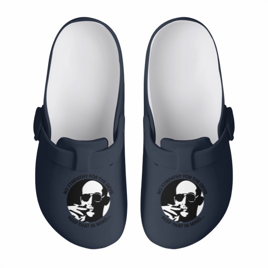 Discover No Sympathy For The Devil Slip On Clogs