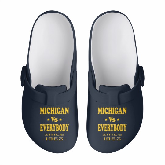 Discover michigan vs everybody Slip On Clogs