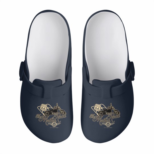 Discover Motorcycle - Route 66 the mother road Slip On Clogs
