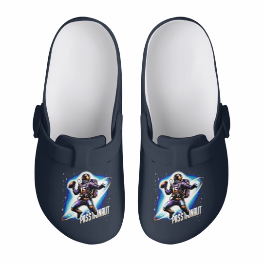 Discover Josh Dobbs The Passtronaut Slip On Clogs, Retro Minnesota Players Football Josh Dobbs Inspired