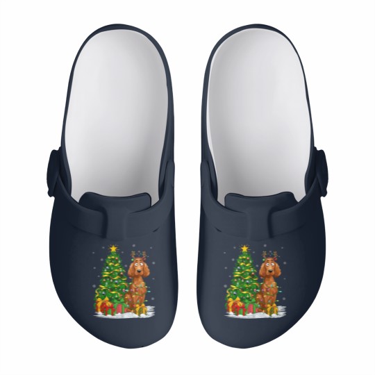 Discover Irish Setter Dog Lover Xmas Lighting Irish Setter Slip On Clogs