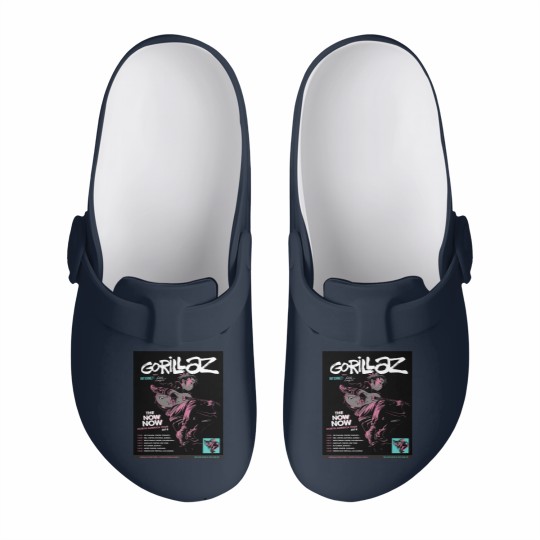 Discover Gorillaz The Now Now Slip On Clogs Retro Vintage 90s Hip Hop Graphic