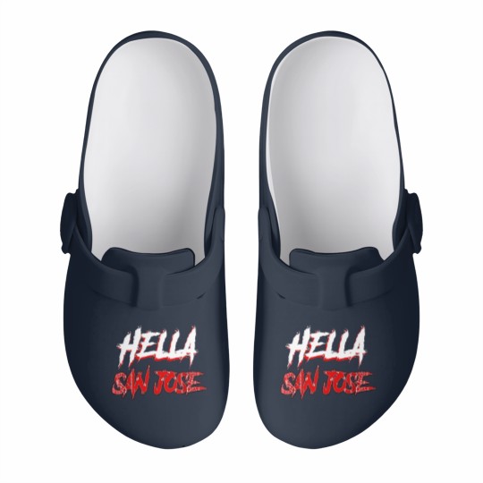 Discover San Jose Slip On Clogs, San Jose Shark City, 408 SJ, San Jose Shark Slip On Clogs