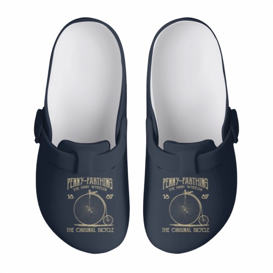 Discover Penny Farthing Slip On Clogs