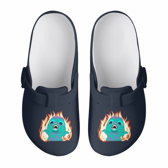 Discover Bibble Meme Illustrated Active Slip On Clogs