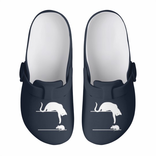 Discover Cat and mouse - Animals - Slip On Clogs