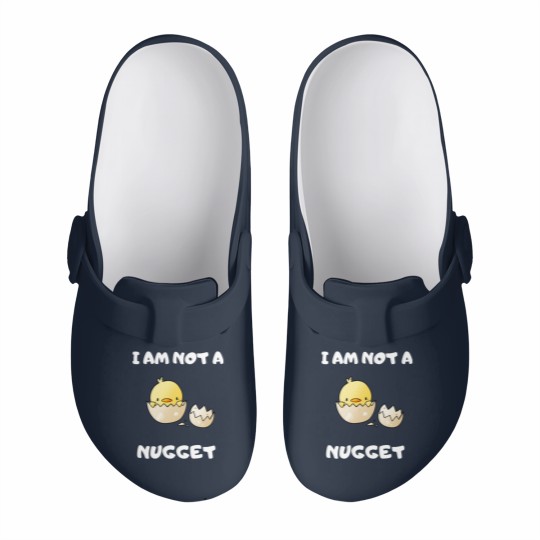 Discover I Am Not A Nugget Slip On Clogs