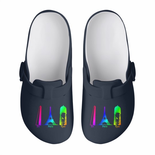 Discover Ypsilanti Water Tower Full Color Slip On Clogs