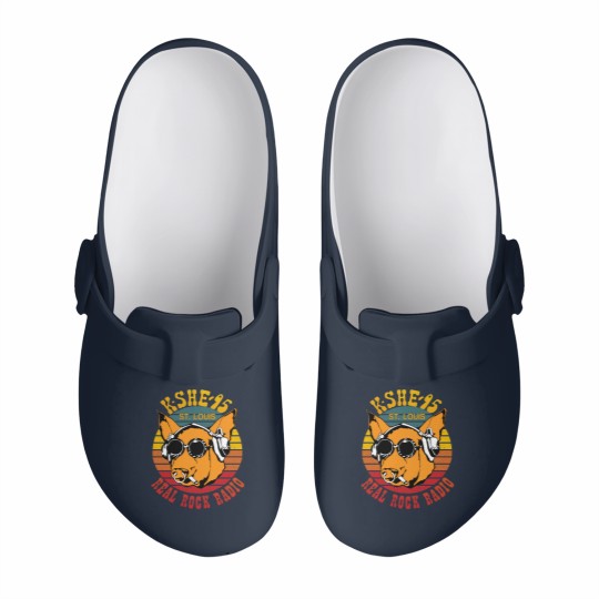 Discover Real Rock Radio Retro Slip On Clogs