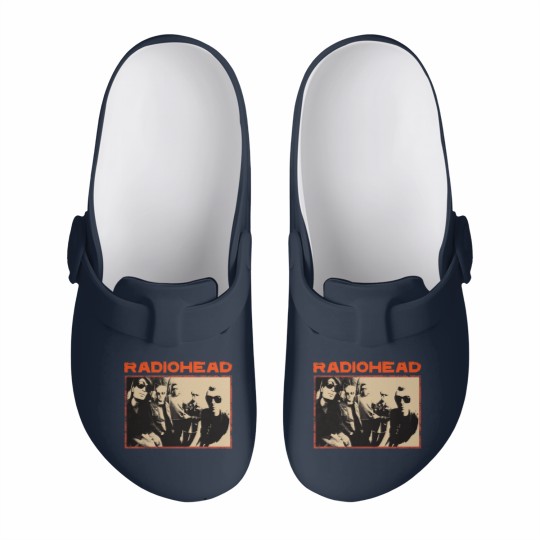 Discover Radiohead Cotton New Vintage Band Slip On Clogs