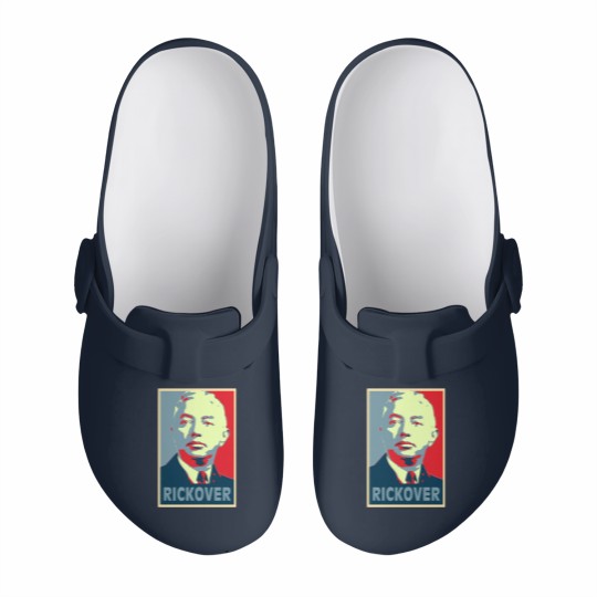 Discover Rickover, Rickover poster, Rickover Tribute Merch Slip On Clogs