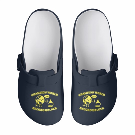 Discover W record Holder Slip On Clogs