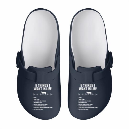 Discover 8 things I want in life cow Slip On Clogs