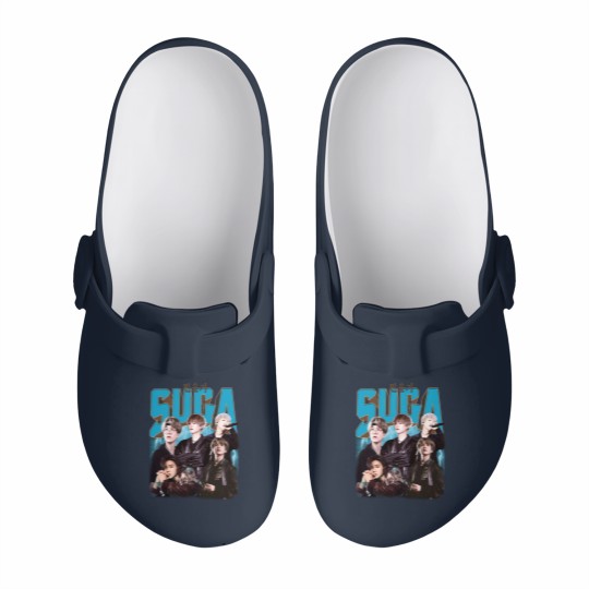 Discover BTS Suga Kpop Music Slip On Clogs