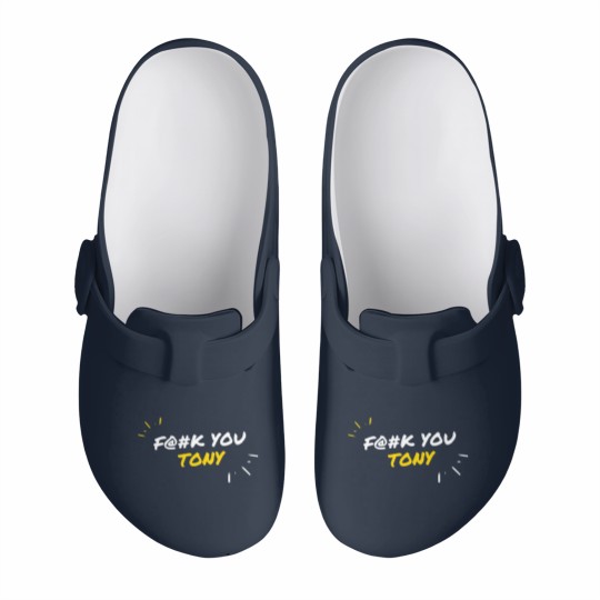 Discover Fk You Tony Fk You Ezekiel Slip On Clogs