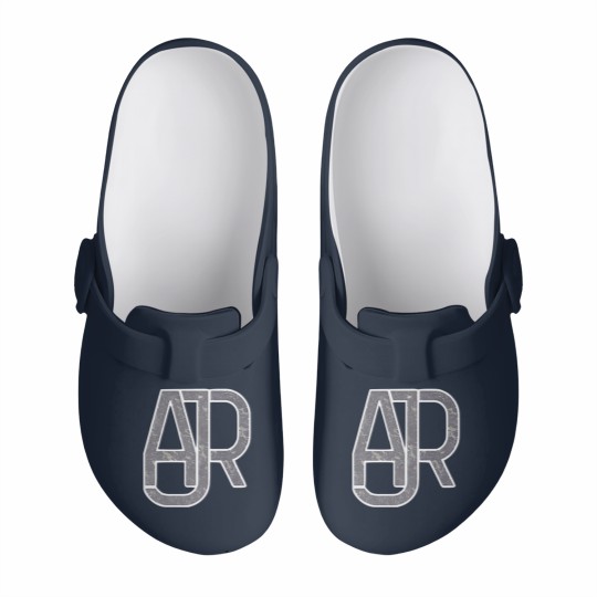 Discover AJR Marble Logo Slip On Clogs