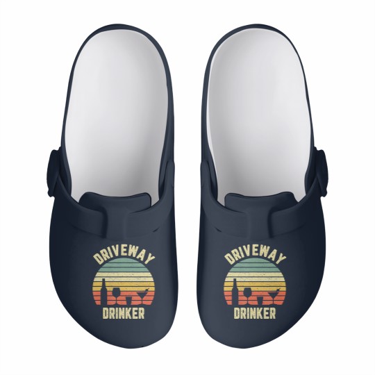 Discover Driveway Drinker Slip On Clogs Retro Vintage Drinking Slip On Clogs