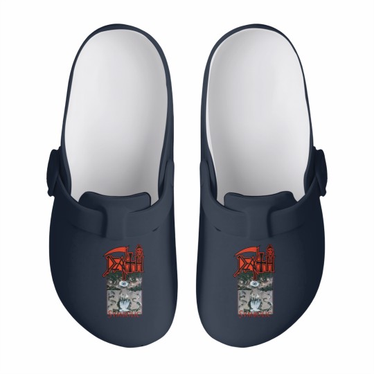 Discover Death - Symbolic Slip On Clogs