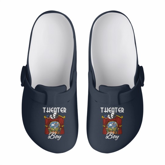 Discover Theater Boy Drama Stage Play Actor Kids Slip On Clogs