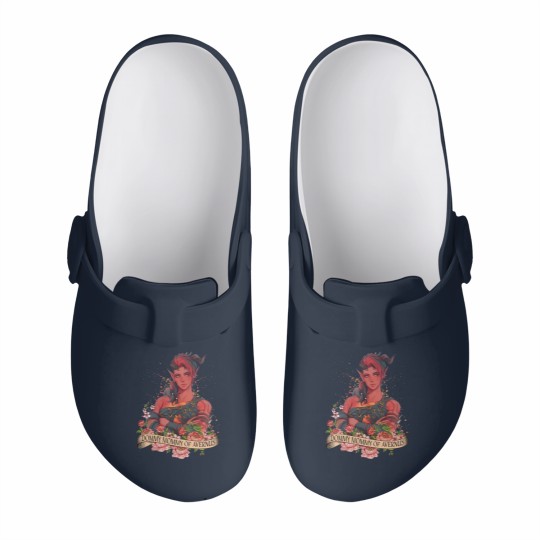 Discover Karlach Dommy Mommy of Avernus Boho  Slip On Clogs, Baldur's gate 3 merch Slip On Clogs, Video games Slip On Clogs