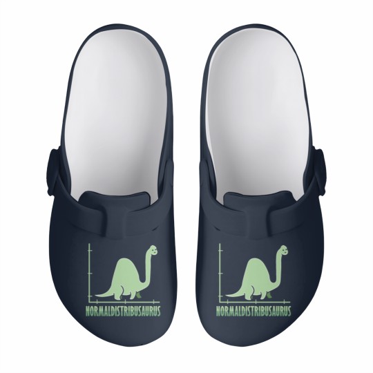 Discover Dinosaur Math Normal Distribution Mathematician Slip On Clogs
