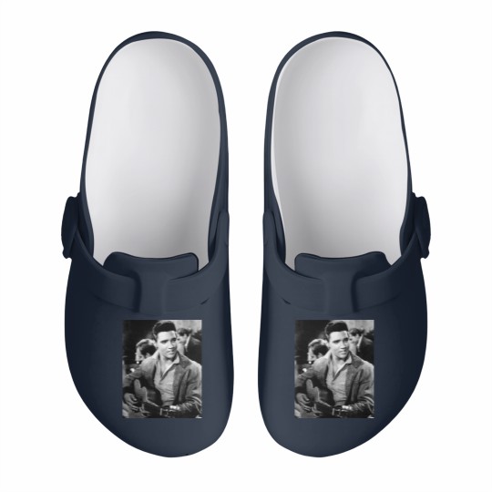 Discover Elvis Presley King of Rock and Roll Vintage Slip On Clogs