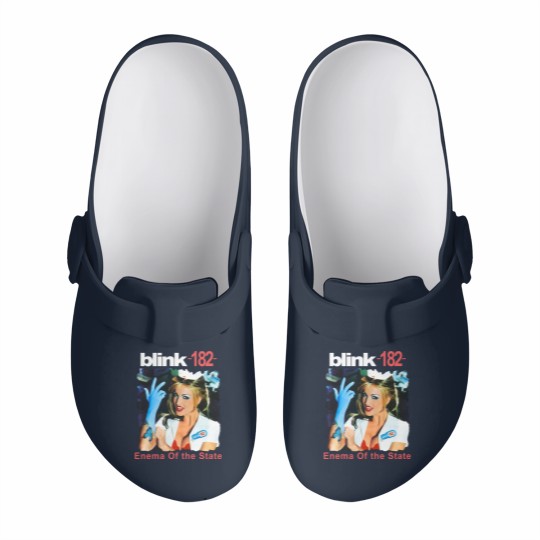 Discover B182 Enema Of The State Album Cover Slip On Clogs,  B182 2023 Tour Vintage 90 Slip On Clogs