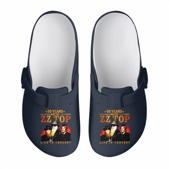 Discover ZZ Top 50 Years Live In Concert The Memories Slip On Clogs, ZZ Top Slip On Clogs