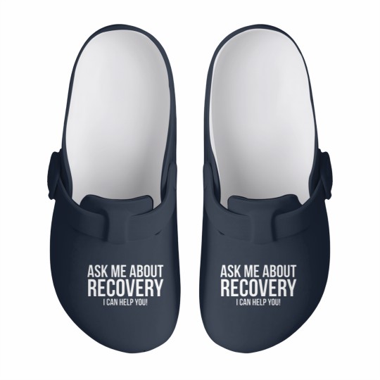 Discover Ask me about recovery sobriety recovery aa sponsor Slip On Clogs
