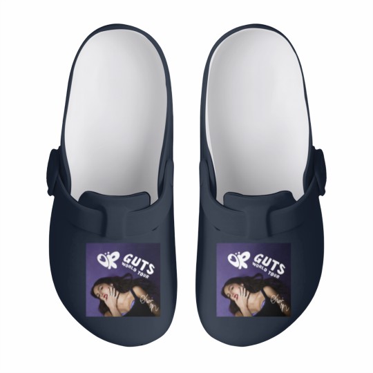 Discover Olivia Rodrigo GUTS World Tour 2024 Slip On Clogs Olivia Rodrigo Retro Slip On Clogs Gift Fans, Olivia Rodrigo GUTS Album Slip On Clogs