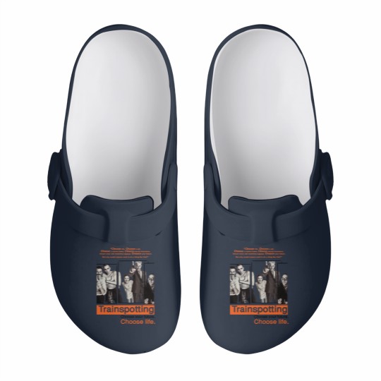 Discover Vintage Slip On Clogs Trainspotting NATURAL color Men Woman Unisex Slip On Clogs