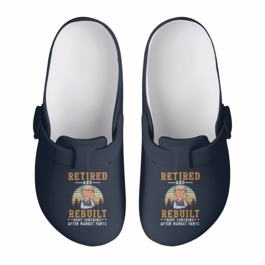 Discover Funny Jeff Retired And Rebuild Body Contains After Market Part Slip On Clogs