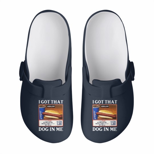Discover I Got That Dog In Me Costco Hotdog Slip On Clogs