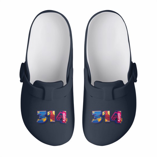 Discover Area Code St. Louis STL 314 Slip On Clogs