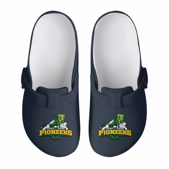 Discover Point Park Pioneers College Sport Team Slip On Clogs