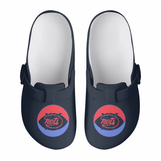 Discover ny nets ABA vintage basketball Slip On Clogs