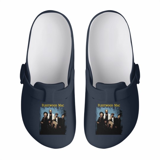 Discover 1990 Fleetwood Mac Behind The Mask Tour Slip On Clogs, 90s Retro Vintage Slip On Clogs