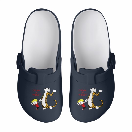 Discover Calvin and Hobbs Vintage Slip On Clogs